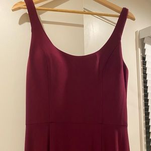 Amsale Nouvelle Irene bridesmaid dress in Ruby Size 8